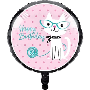 Pretty Kitty Birthday Party Balloon/ Cat Birthday Party Balloon/ Kitty Party Balloons/ Cat Party