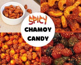 Spicy Chamoy Candy- Spicy Snack, Spicy Gifts, Spicy Candy, Chamoy Covered Candy