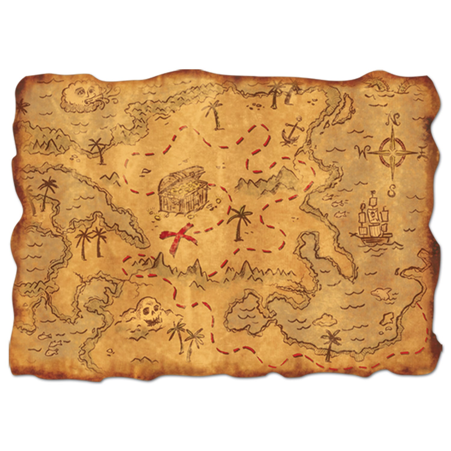 Treasure Map Favor Pirate Treasure Map Decor Pirate Map Treasure Map Treasure Map Favor Pirate Treasure Map Decor Pirate Map Treasure Map