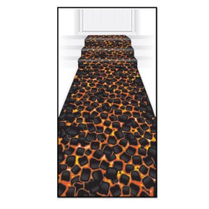 Hot Coals Luau Party Aisle Runner/ Luau Party Aisle Runner/ Tropical Party Decor/ Luau Party Decor