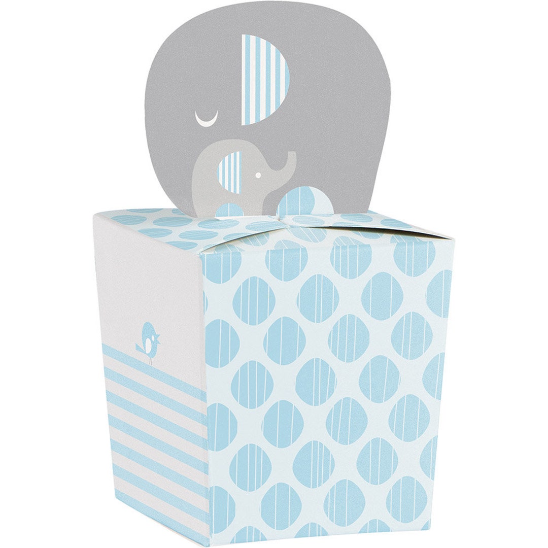 Elephant Party Favor Boxes Elephant Baby Shower Favors - Etsy