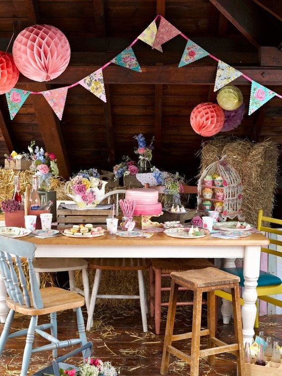 Tea Party Hanging Decoration High Tea Decoration Etsy UK