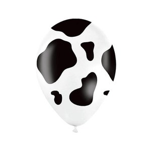 My First Rodeo Cow Balloons- Cowboy Birthday Balloons, Cow Print Balloons, My First Rodeo Balloons