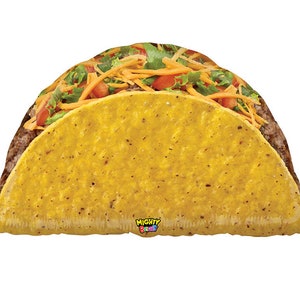 Taco Party Balloon/ Fiesta Party Taco Balloon/ Fiesta Balloon/ Summer Fiesta Party Decor