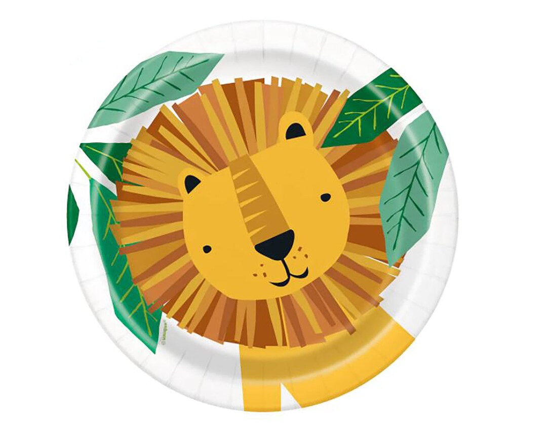 Jungle Party Plates Small Jungle Plates. Safari Party Plates. Etsy