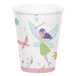 Fairy Party Cups- Fairy Birthday Paper Cups, Fairy First Birthday, Fairy Party Decorations, Fairy Cups, Woodland Fairy