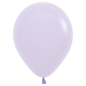 Sempertex Pastel Mat Lila Latex Ballonnen/Pastel Mat Lila Latex Ballonnen/Sempertex Pastel Lila Latex Ballonnen 4 maten