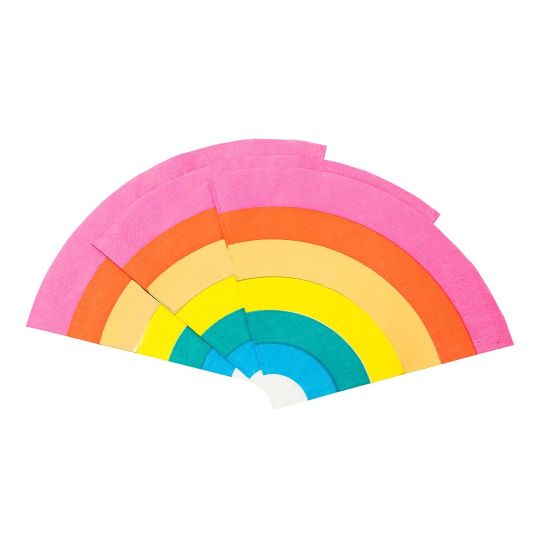 Rainbow Drops Napkin Set