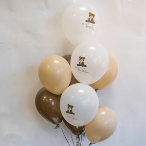We Can Bearly Wait Balloons- We Can Bearly Wait Baby Shower Decorations, Bear Baby Shower Balloons, Teddy Bear Balloons, We Can Bearly Wait