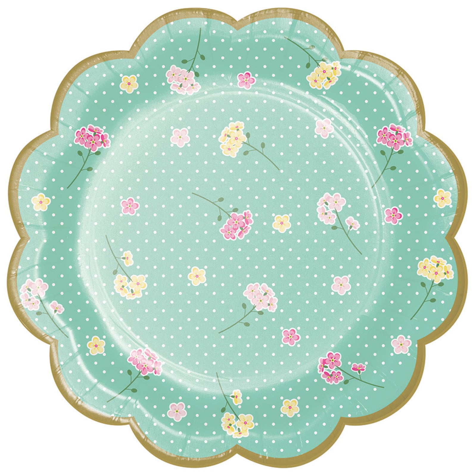 Tea Party Scalloped Small Plates / Fancy Tea Party Plates / Etsy