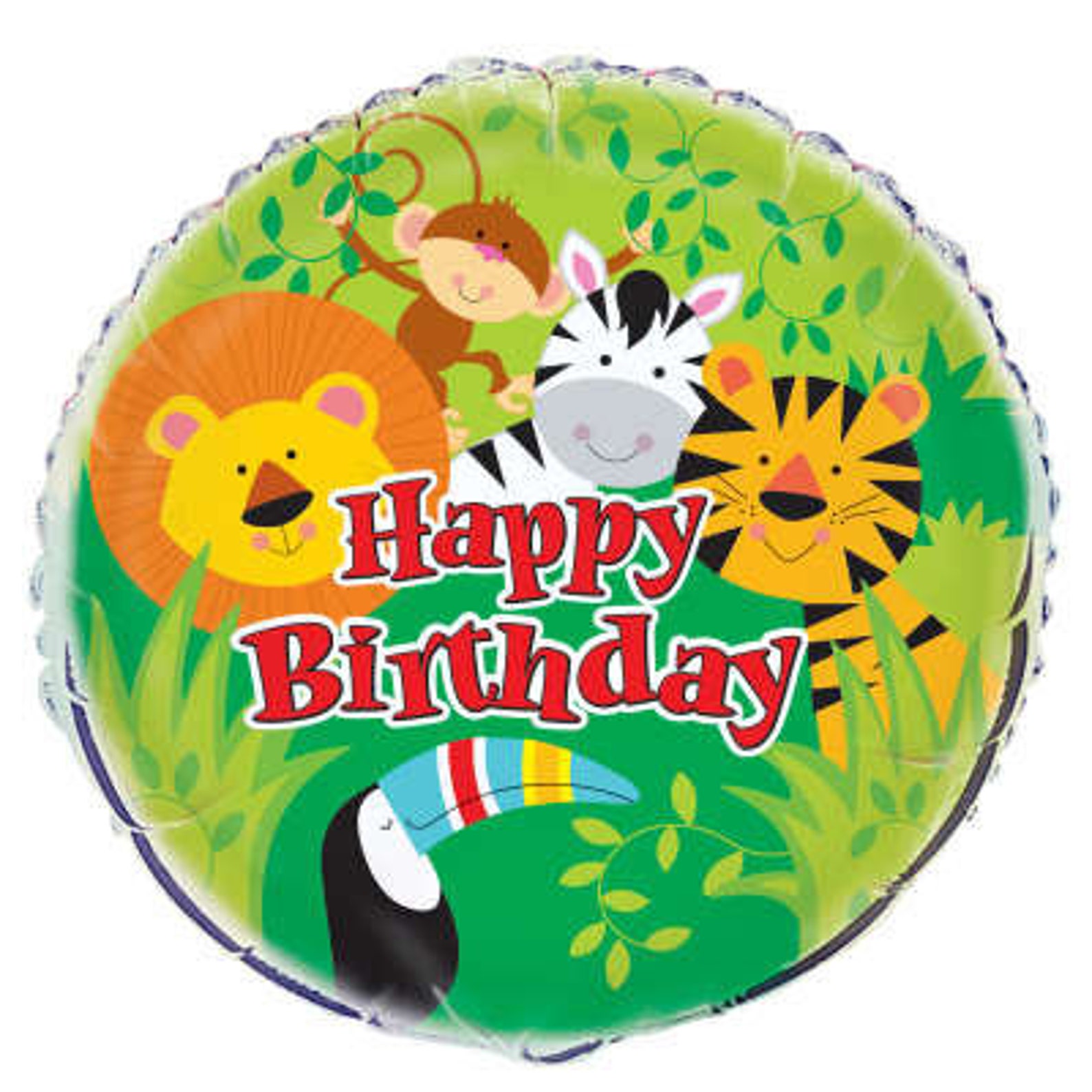 Jungle Animals Birthday Balloon / Safari Balloon / Jungle Etsy