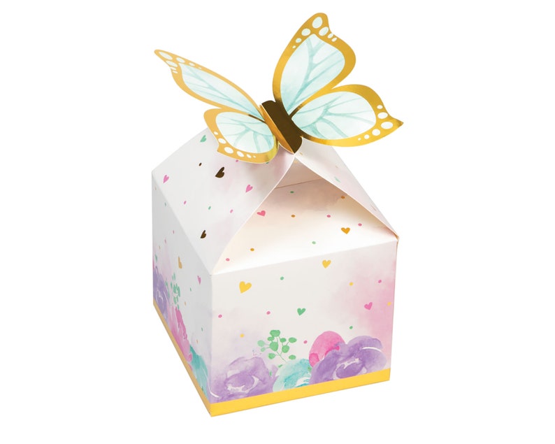 Butterfly Party Favor Boxes Butterfly Party Decor Butterfly Etsy