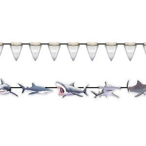 Shark Birthday Banner- Shark Birthday Decor, Jawsome Party Decor, Shark Birthday Party, Shark Theme, Shark Party Decor, Shark Decorations