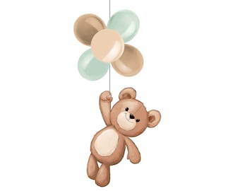 Teddybär-hängendes Dekor - wir können Bären-Babyparty-Dekorationen warten, Bärn-Babyparty-Dekor, Teddybär-Dekor