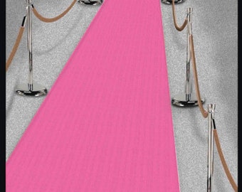 Hollywood Pink Carpet Floor Runner/ Hollywood Party/Oscar Ceremony Party/ Pink Floor Runner/ Pink Carpet