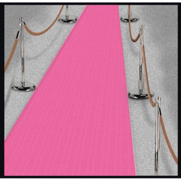 Hollywood Pink Carpet Floor Runner/ Hollywood Party/Oscar Ceremony Party/ Pink Floor Runner/ Pink Carpet