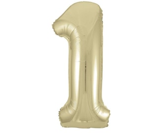 Palloncino gigante da 34" con numero dorato, decorazione per festa di compleanno