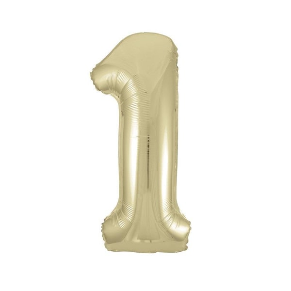 Giant 34" Gold Number Balloon, Birthday Party Decor