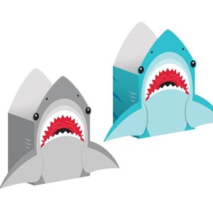 Shark Party Favor Bags- 8 CT Shark Favor Bags, Jawsome Party Decor, Shark Birthday Party, Shark Theme, Shark Party Decor, Shark Favors