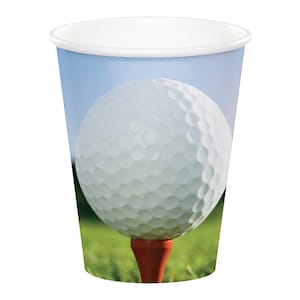 Golf Party Cups- Golfing Party, Golf Party Supplies, Retirement, Birthday, Golf Lovers Birthday, Golf Ball Cups