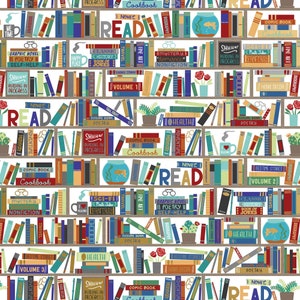 Books Gift Wrap- Book Lover Gift Wrap, Book Wrapping Paper