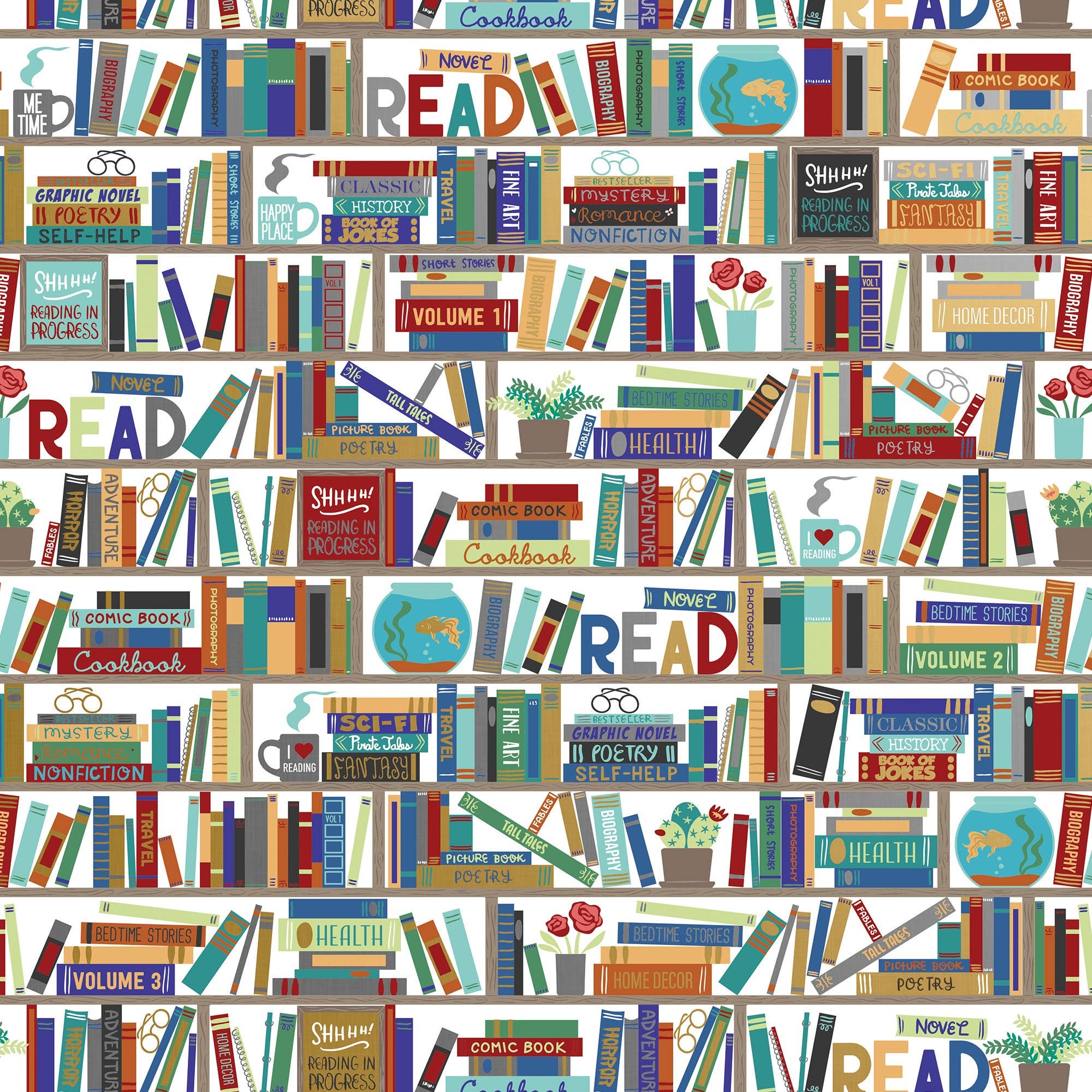 Wrapping Paper for Books, Book Gift Wrap, Librarian Wrapping Paper