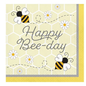Tovaglioli grandi Bee Party / Tovaglioli Bee Party / Tovaglioli Bee / Bumble Bee Baby Shower