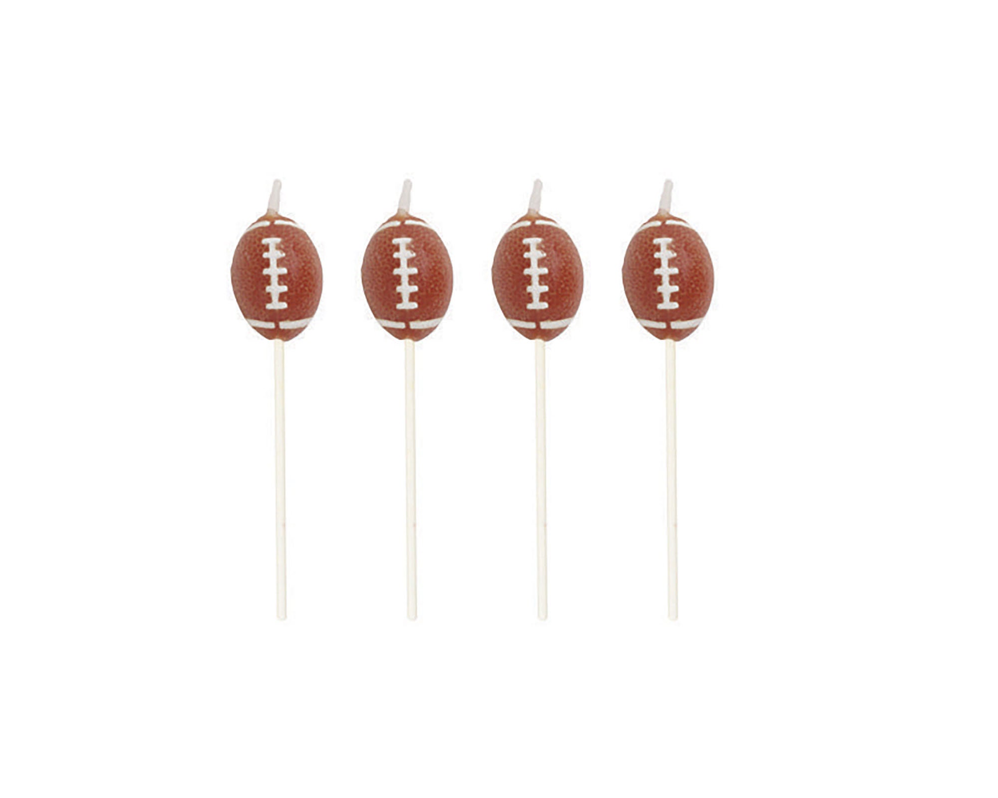 Football Candles Tailgate Party Candles Football Birthday Etsy