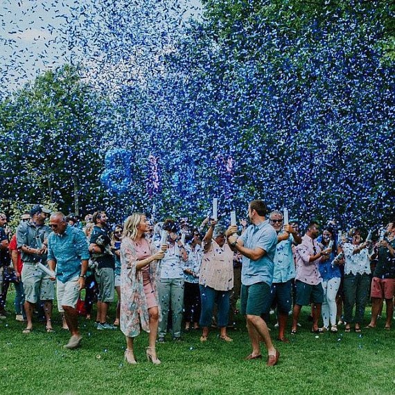 gender reveal confetti cannon canada