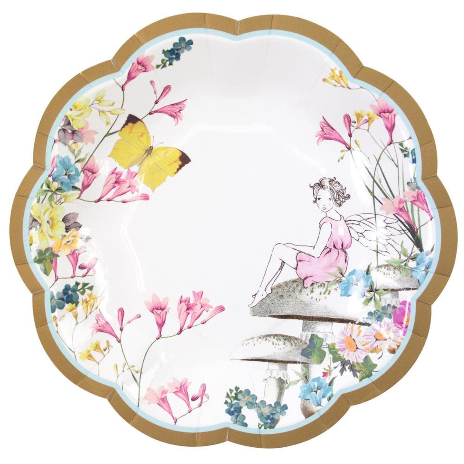 Fairy Garden Party Plates Butterfly Paper Plates Garden Etsy