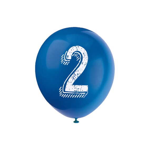 Number 2 Latex Balloons Two Balloons 2 Balloons Number Balloons