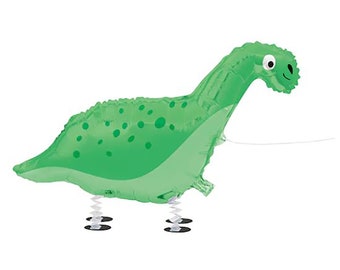Dinosaur Party Pet Balloon- Dino Walking Balloon, Dinosaur Birthday Decor, Dinosaur Decorations, Dinosaur Party Supplies, Dinosaur Balloon