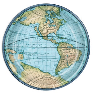 World Party Teller - Globe Teller, Adventure Teller, Globe Teller, Map Teller, World Party Dekoration
