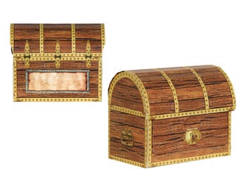 Pirate Party Treasure Chest Favor Boxes/ Pirate Party Favors/ Pirate Party Decorations/ Pirate Birthday/ Treasure Chest Favor Boxes