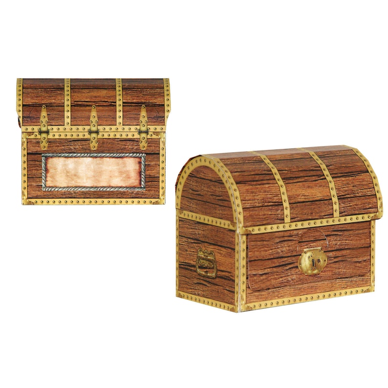 Pirate Party Treasure Chest Favor Boxes Pirate Party Favors Pirate Party Decorations Pirate Birthday Treasure Chest Favor Boxes