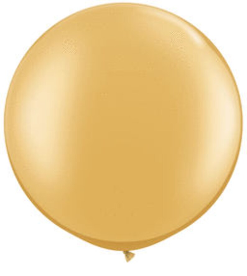 Jumbo Gold Round Latex Balloon/ 30 Round Gold Balloon/ Etsy