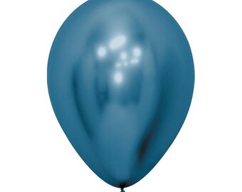 Sempertex Reflex Blue Latex Balloons/Reflex Blue Latex Balloons/Sempertex Reflex-Chromatic Latex Balloons 4 sizes