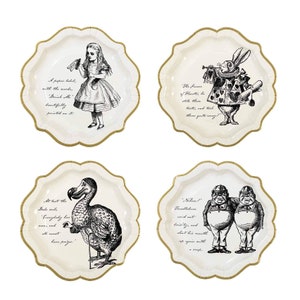 Alice im Wunderland Tee Party Teller | Alice Tee Party Teller