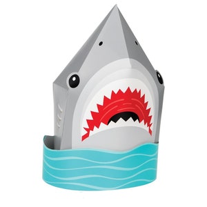 Shark Party Centerpiece- Shark Birthday, Jawsome Party Decor, Shark Birthday Party, Shark Theme, Shark Party Decor, Shark Decoration