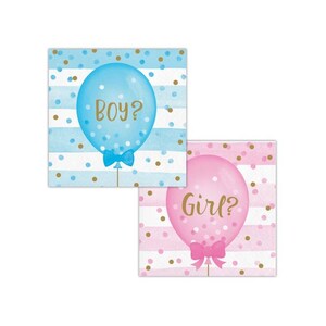 Sesso rivelare tovaglioli / Sesso rivelare festa, Baby Reveal, Team Boy Team Girl, Gender Reveal Decorations, Team Pink Team Blue, Baby Shower