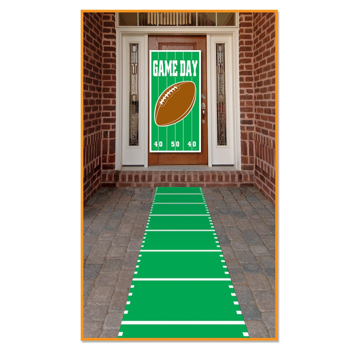 Football Party Aisle Runner Football Field Decoration Etsy