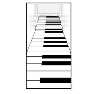 Piano Aisle Runner/ Piano Keyboard Birthday Party Decor/ Music Aisle Runner
