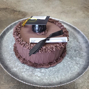 Kit de adornos para tarta de birrete y diploma de graduación/Juego de adornos para tarta de birrete de graduación