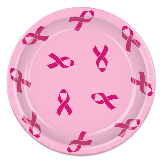 Breast Cancer Awareness Party Supplies Breast Cancer Etsy