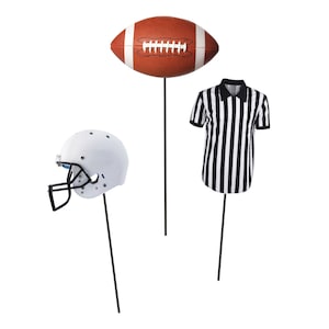 Football Centerpiece Sticks- Football Party Decorations, Football Party Decor, Tailgate Party, Football Birthday, Football Decoration