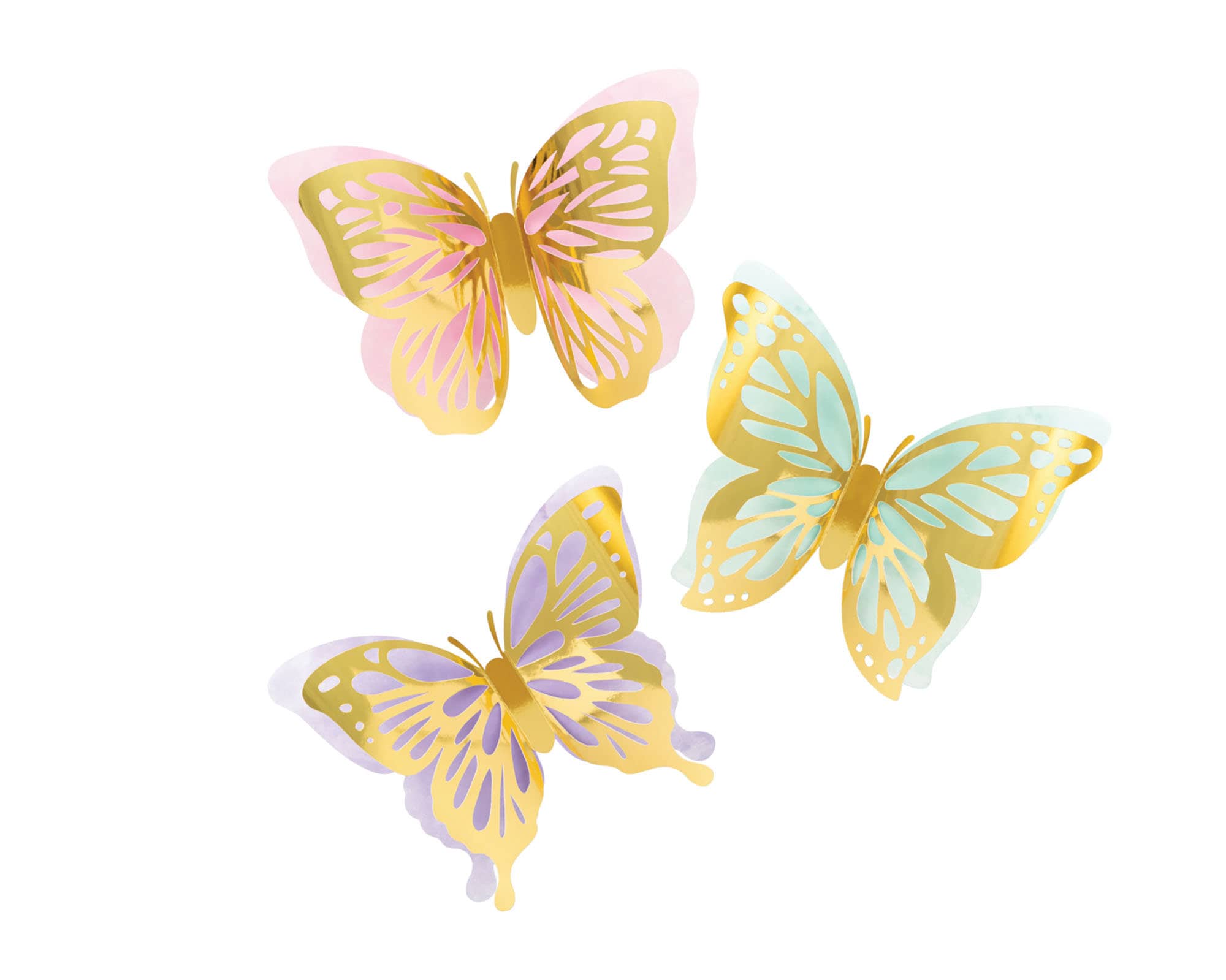 100 Stück Schmetterling Konfetti, Rosa Glitzer Papierstreu Für Partydekoration, Schmetterling-Smash Cake, Geburtstagsfeier & Hochzeit