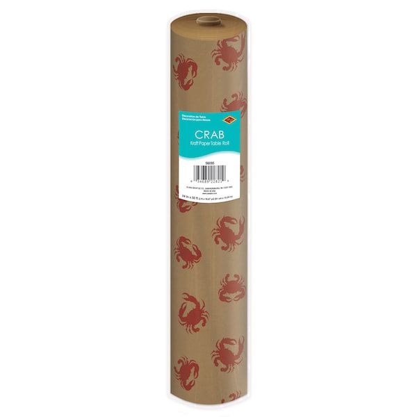 Crab Bake Kraft Table Roll/Crab Kraft Table Roll 24 inches by 50 Feet