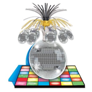 Disco Ball Party Centerpeice/Disco Party Table centerpiece/Disco Ball Party Table Decorations