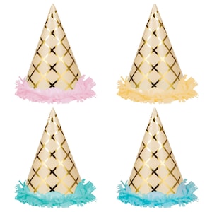 Sombreros de fiesta de helado: cumpleaños de helado, decoración de fiesta, decoración de helado, decoración de dos dulces, suministros de fiesta de helado