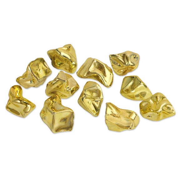 Fake gold shop nugget bracelet